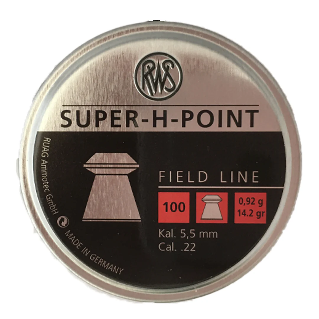 100 SUPER-H-POINT PELLETS .22 CAL