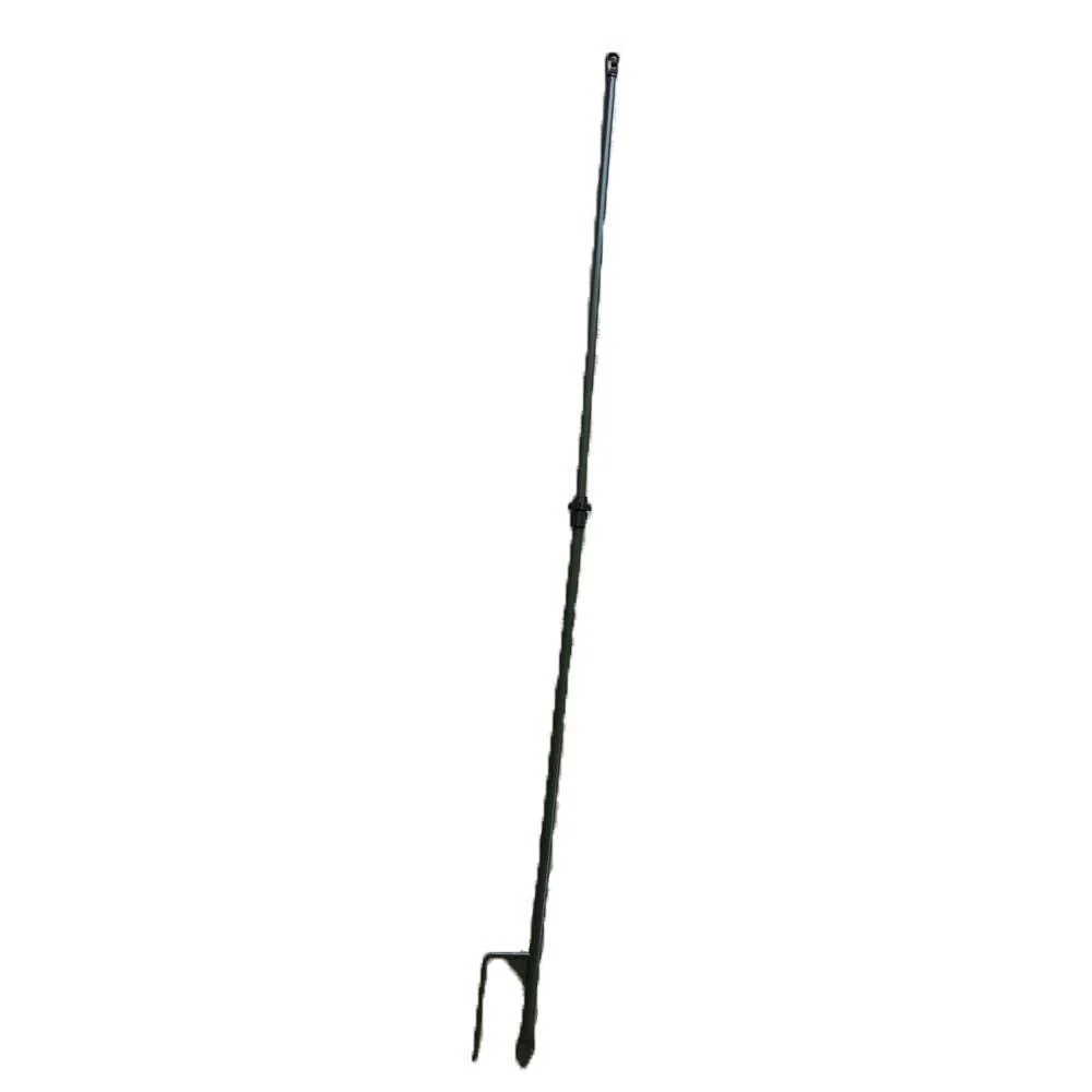 4 Dual Spike Hide Poles with Camo or Green Canvas Bag - Image 4