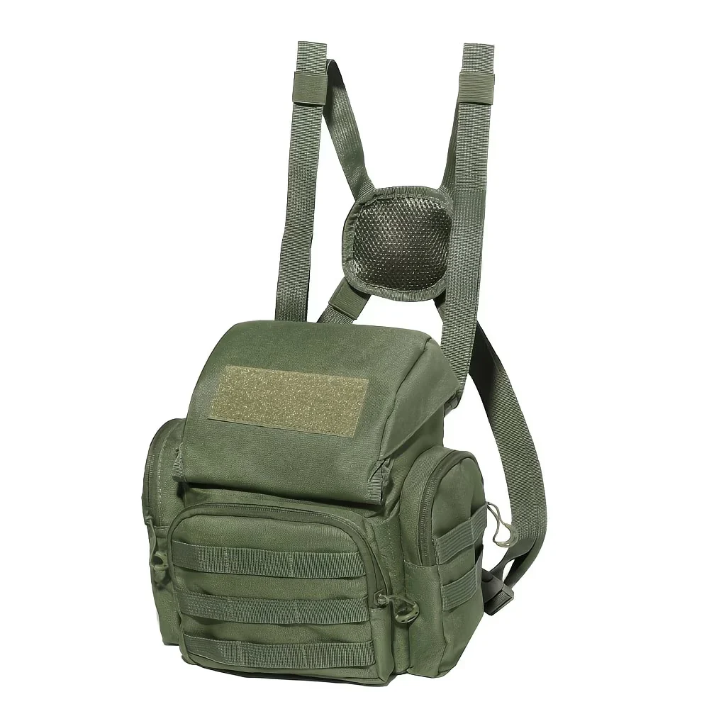 Adjustable Binocular Habrok Chest Pack Green