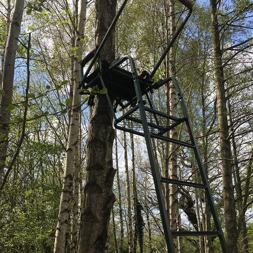 Adjustable Highseat Hunting Tree Stand Galvanised - Image 4