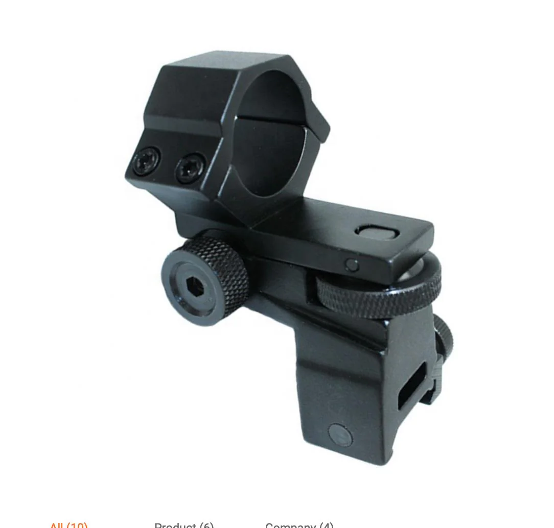 Adjustable Windage and Elevation Weaver Rail Torch Scope Mount - Image 3