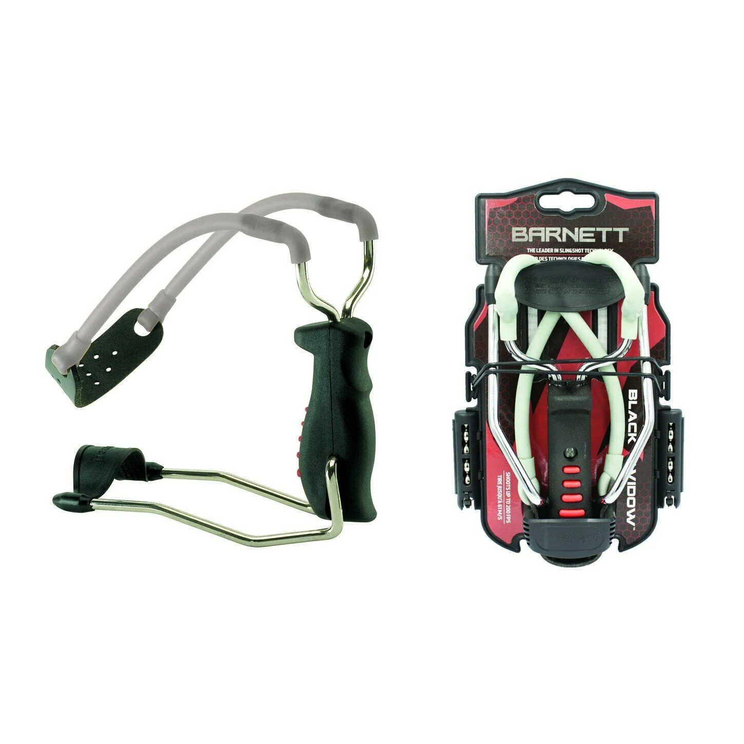 BARNETT BLACK WIDOW SLINGSHOT CATAPULT WITH 100 ECO FRIENDLY GREEN MUD BALLS - Image 7