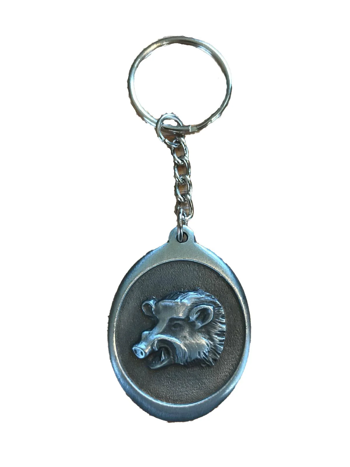 Boar Silver Keychain - Image 3