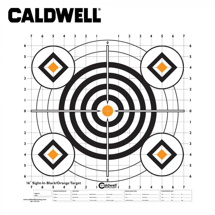 CALDWELL SIGHT IN TARGET 16 INCH 10 PACK
