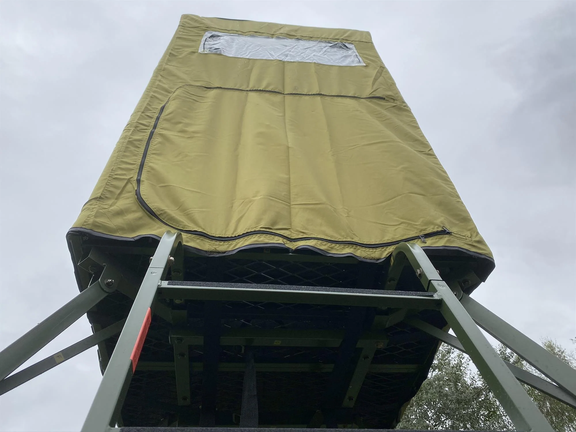 Covered Double Free Standing High Seat – Enclosed Hunting Tower with Water-Resistant Cover - Image 20