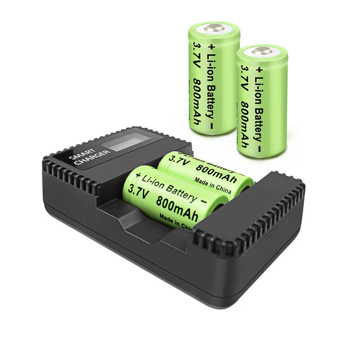 CR123 RECHARGEABLE BATTERIES AND CHARGER FOR PULSAR AND INFRARED TORCH - Image 2