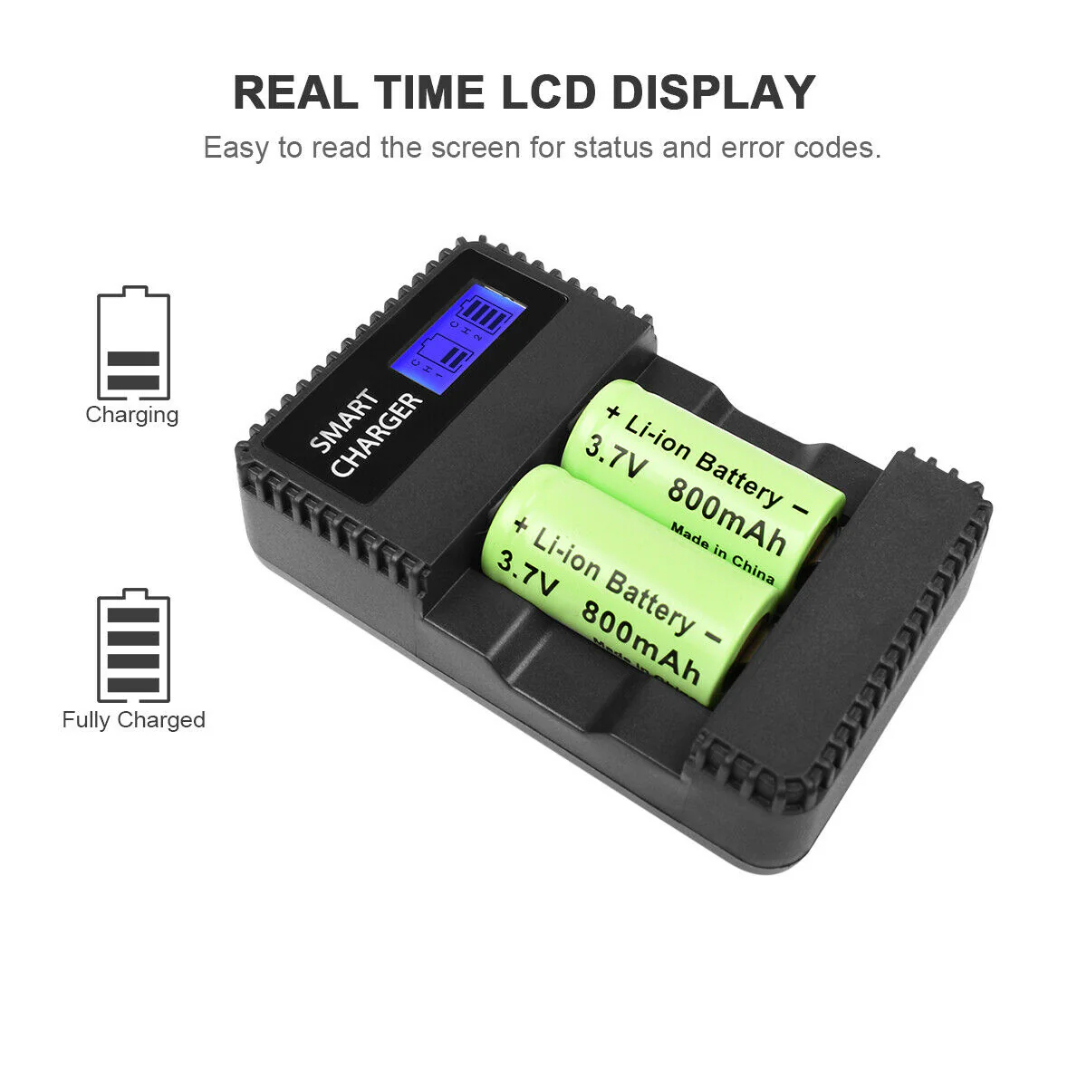CR123 RECHARGEABLE BATTERIES AND CHARGER FOR PULSAR AND INFRARED TORCH - Image 3