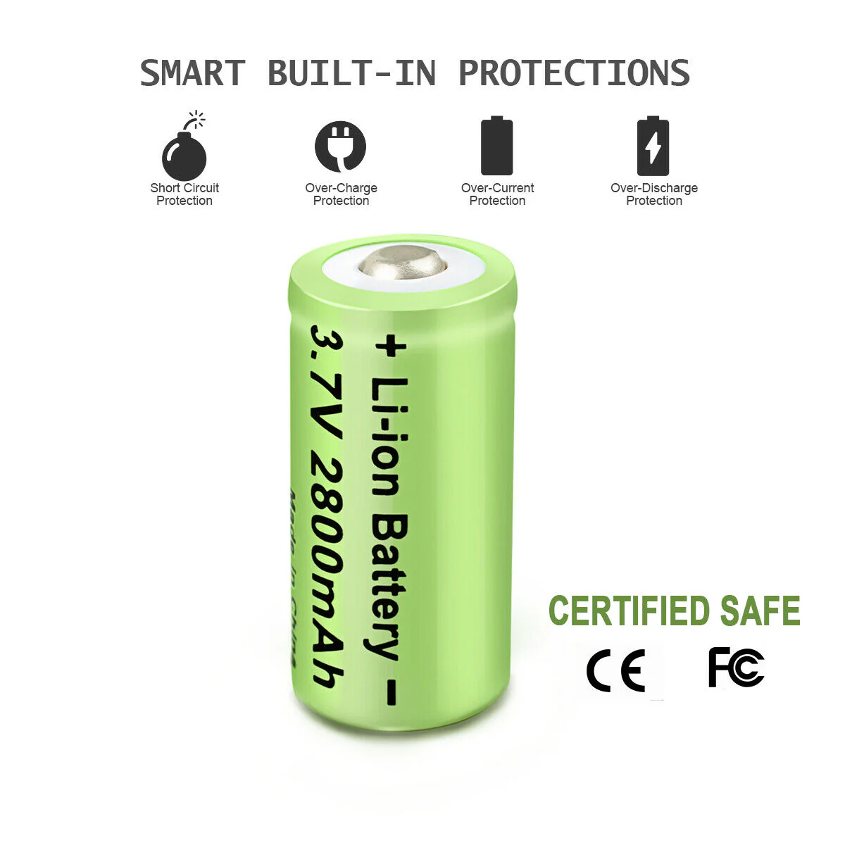 CR123 RECHARGEABLE BATTERIES AND CHARGER FOR PULSAR AND INFRARED TORCH - Image 4