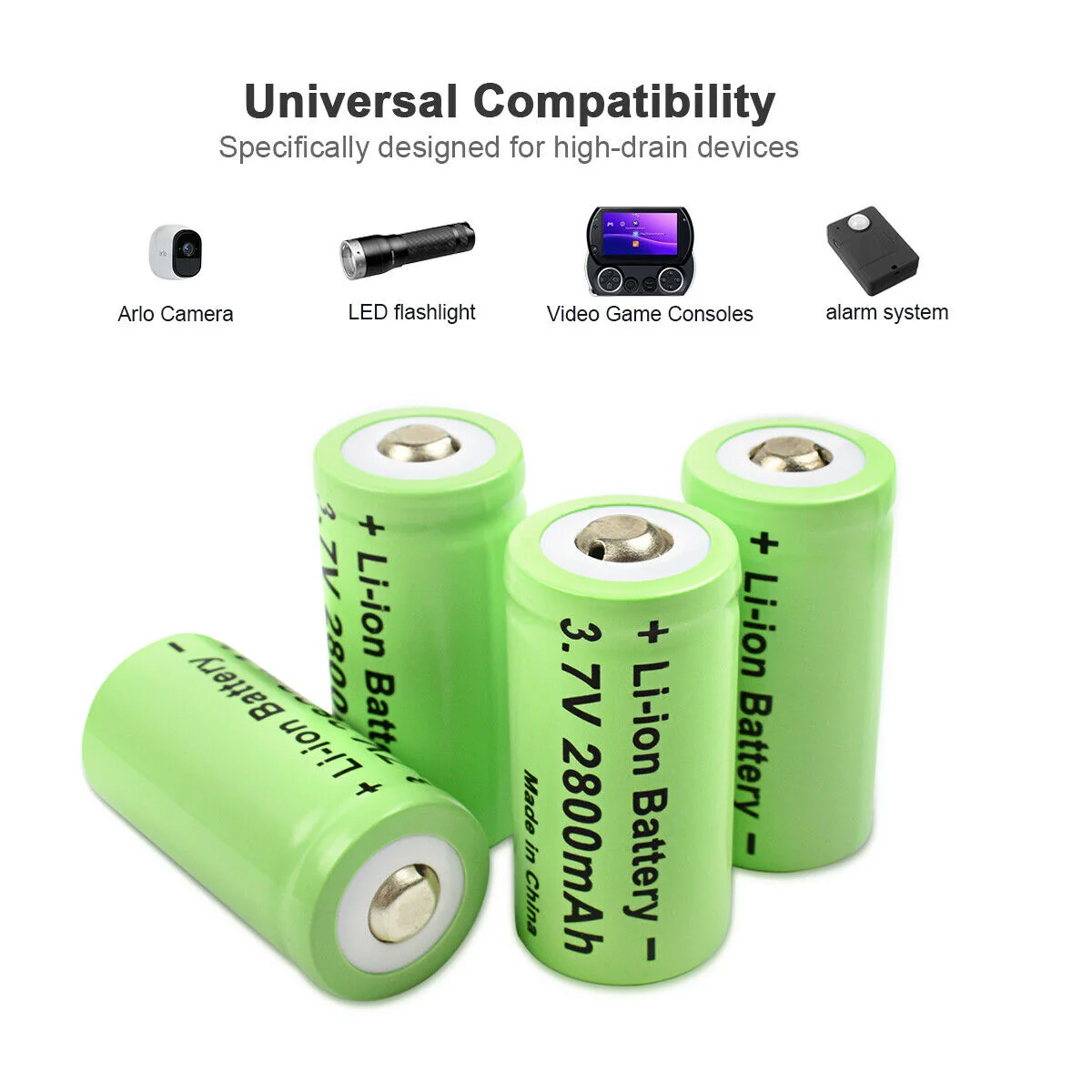 CR123 RECHARGEABLE BATTERIES AND CHARGER FOR PULSAR AND INFRARED TORCH - Image 5