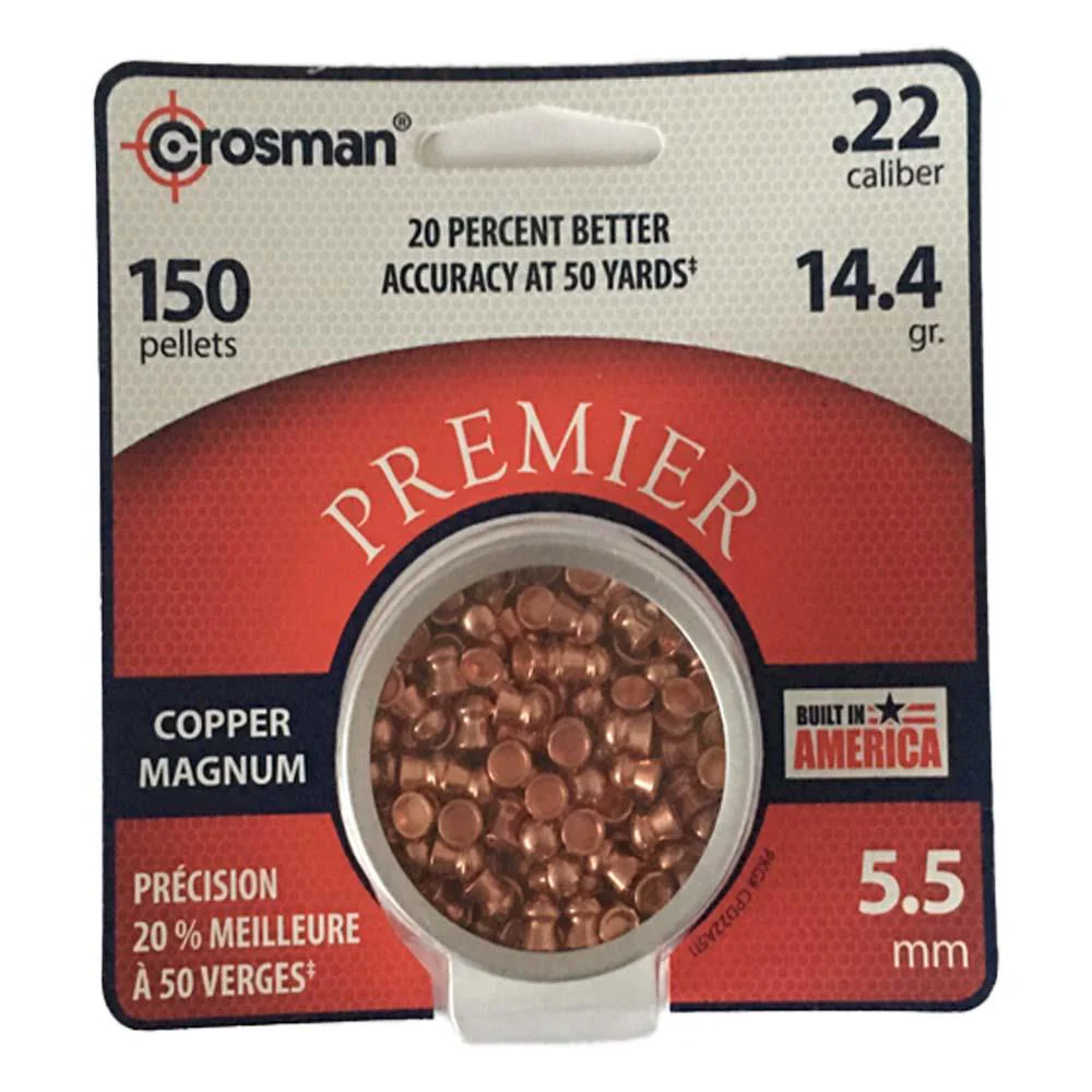 CROSMAN PREMIER COPPER DOMED .22 - Image 3