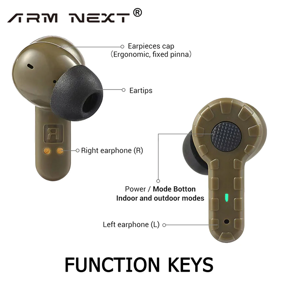 ELECTRONIC SHOOTING EARPLUGS NOISE CANCELLING HEARING PROTECTION - Image 4