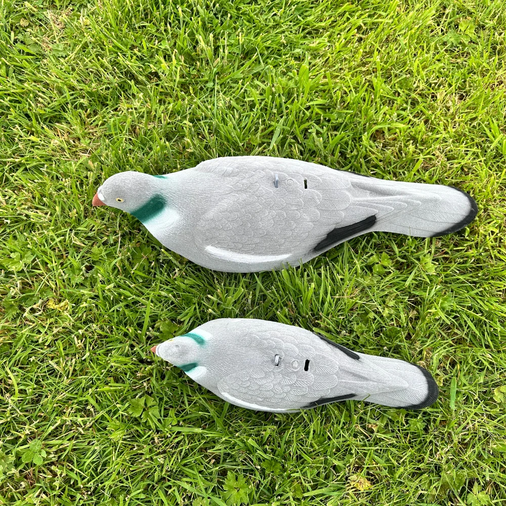 Extra Large Magnum Flocked Pigeon Decoy Shell - Image 4