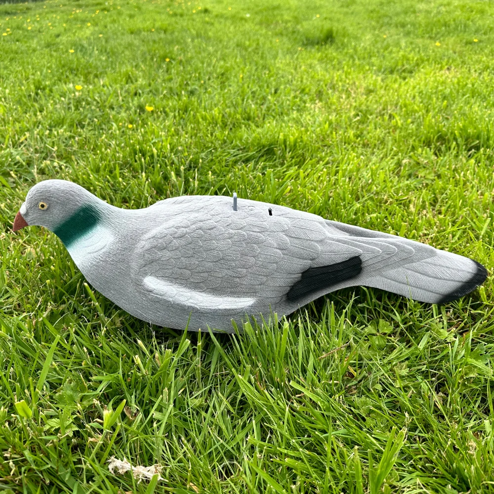 Extra Large Magnum Flocked Pigeon Decoy Shell - Image 5