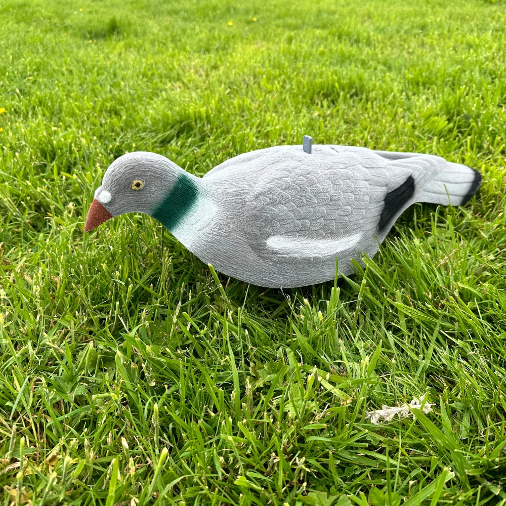 Extra Large Magnum Flocked Pigeon Decoy Shell - Image 6
