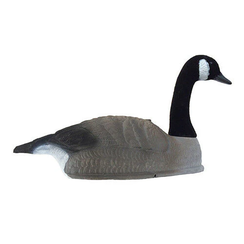 FLOCKED CANADA GOOSE SHELL DECOY