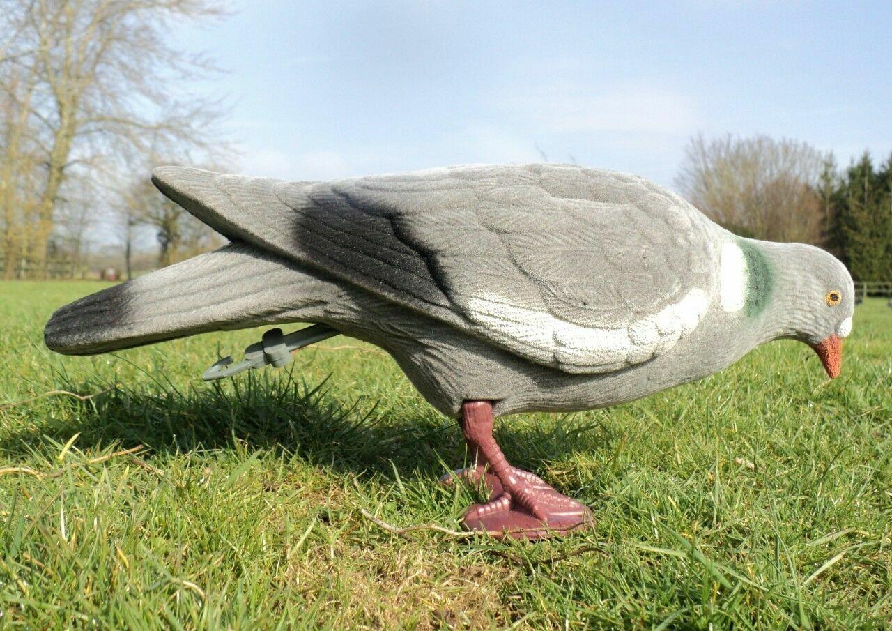 Flocked Full Body Pigeon Decoys Multi Position - Image 2