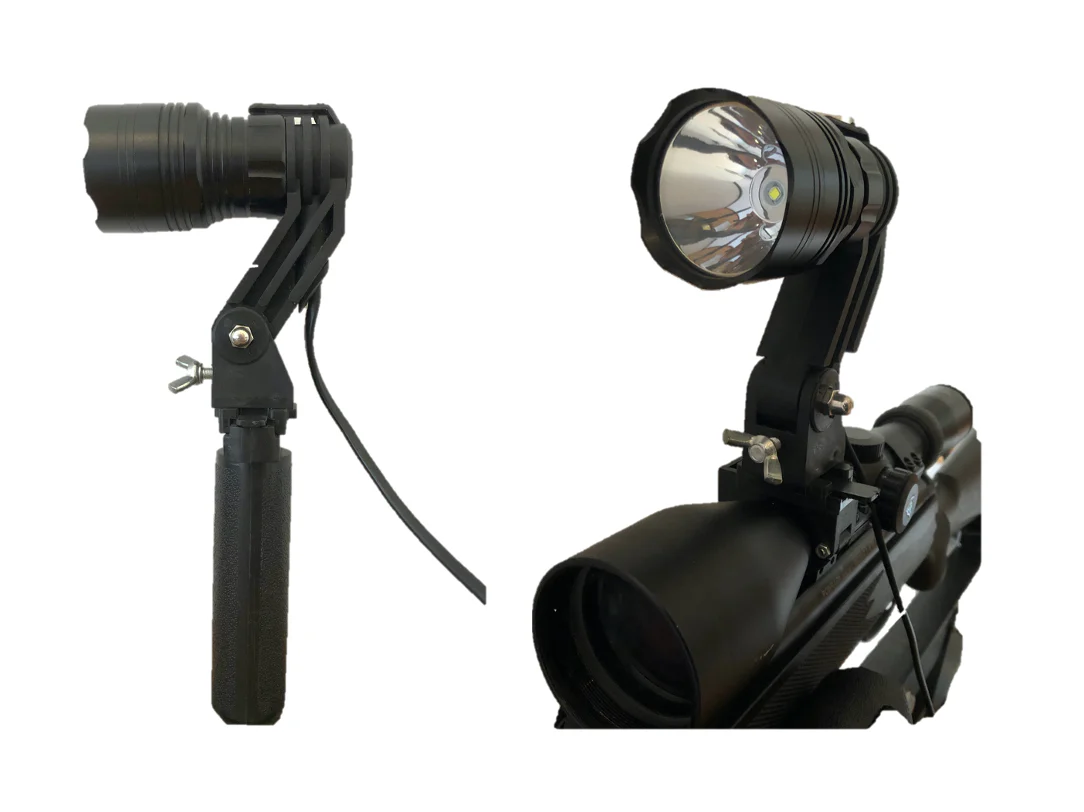 Handheld & Scope Mounted LED CREE T6 Hunting Torch Kit - Image 10