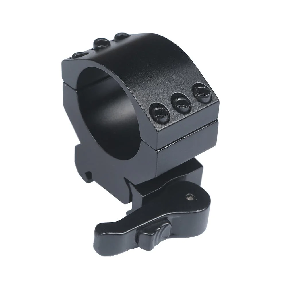 Heavy Duty 30mm Quick Release Low Rail Sniper Scope Mounts Pair - Image 3