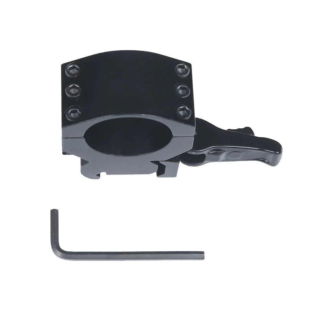 Heavy Duty 30mm Quick Release Low Rail Sniper Scope Mounts Pair - Image 7