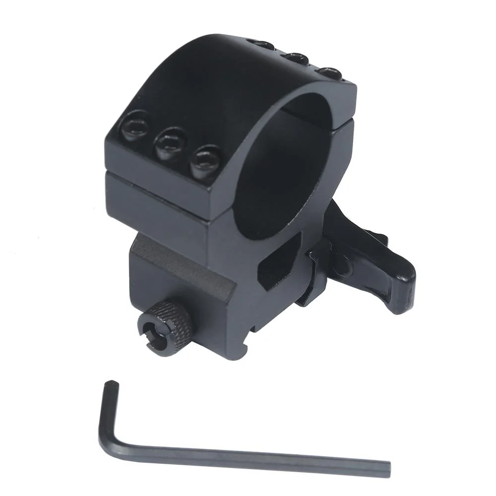Heavy Duty 30mm Quick Release Low Rail Sniper Scope Mounts Pair - Image 8