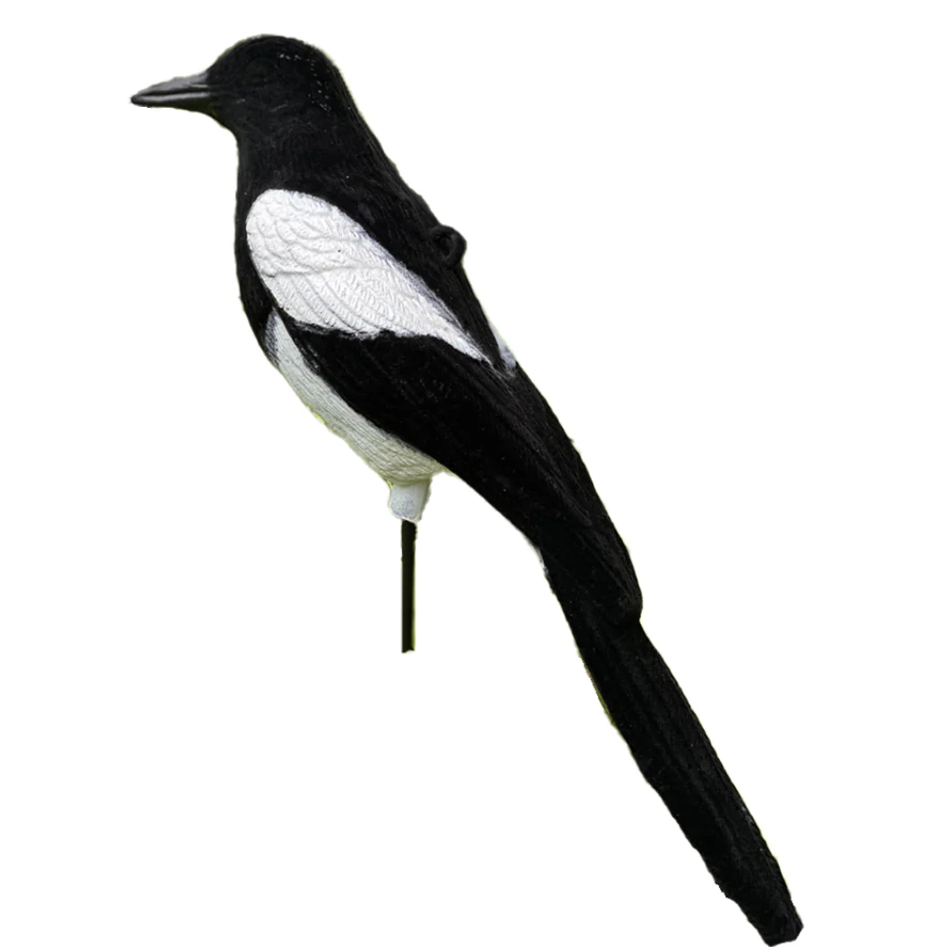 High Definition Flocked Magpie Full Bodied Decoy - Image 7