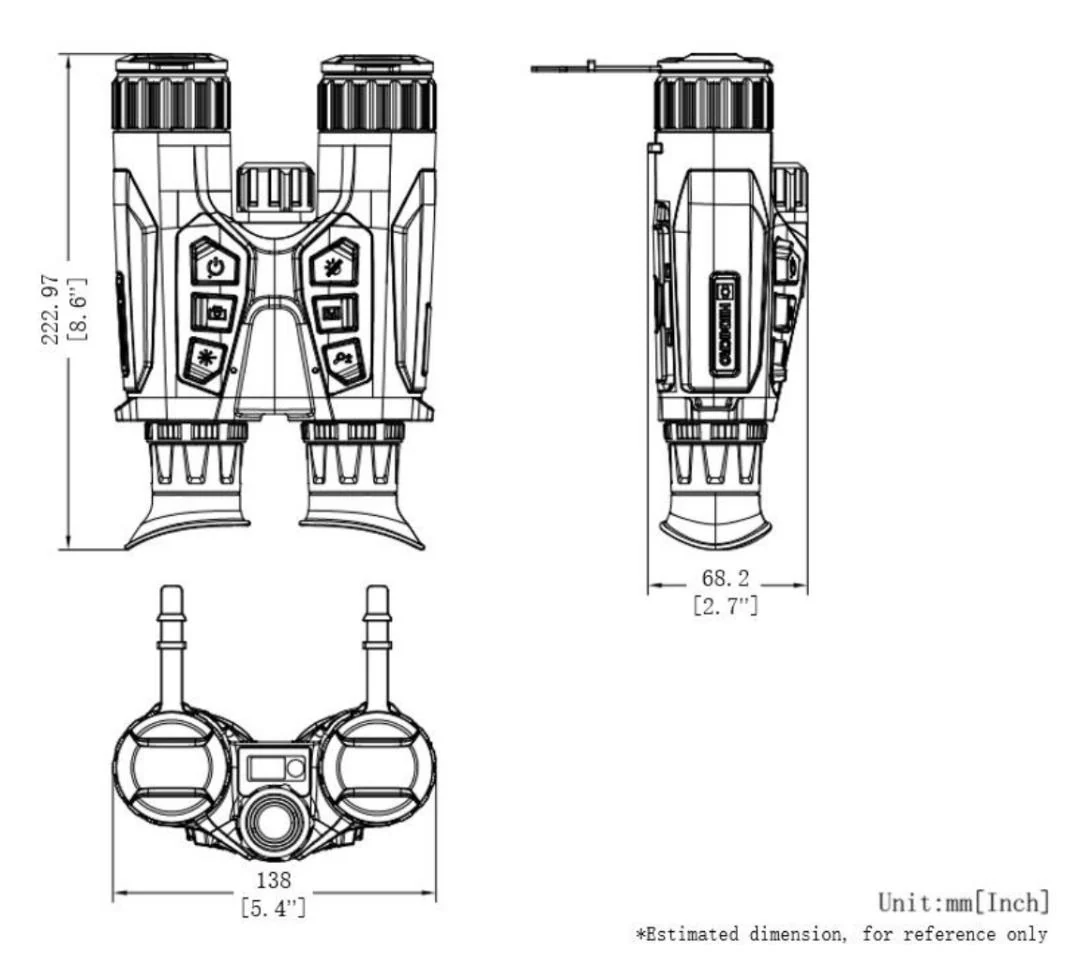 HIKMICRO HABROK 4K HE25L Thermal Binoculars - Image 7