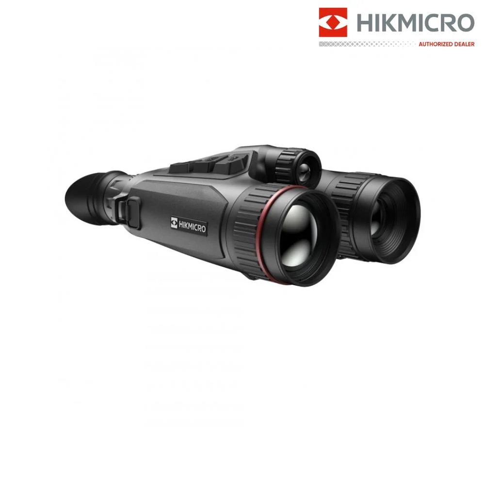 HIKMICRO Habrok Pro HQ50L Multi-Spectrum Thermal Binocular - 640px 50mm with 4K Optical Camera LRF and Harness - Image 14