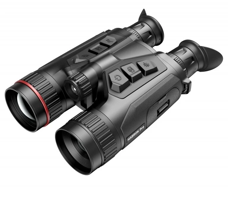 HIKMICRO Habrok Pro HQ50L Multi-Spectrum Thermal Binocular - 640px 50mm with 4K Optical Camera LRF and Harness - Image 4