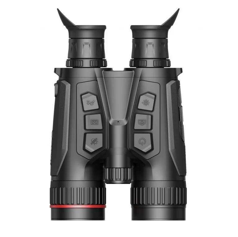 HIKMICRO Habrok Pro HQ50L Multi-Spectrum Thermal Binocular - 640px 50mm with 4K Optical Camera LRF and Harness - Image 5