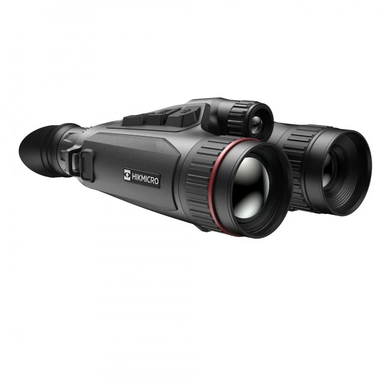 HIKMICRO Habrok Pro HQ50L Multi-Spectrum Thermal Binocular - 640px 50mm with 4K Optical Camera LRF and Harness - Image 8
