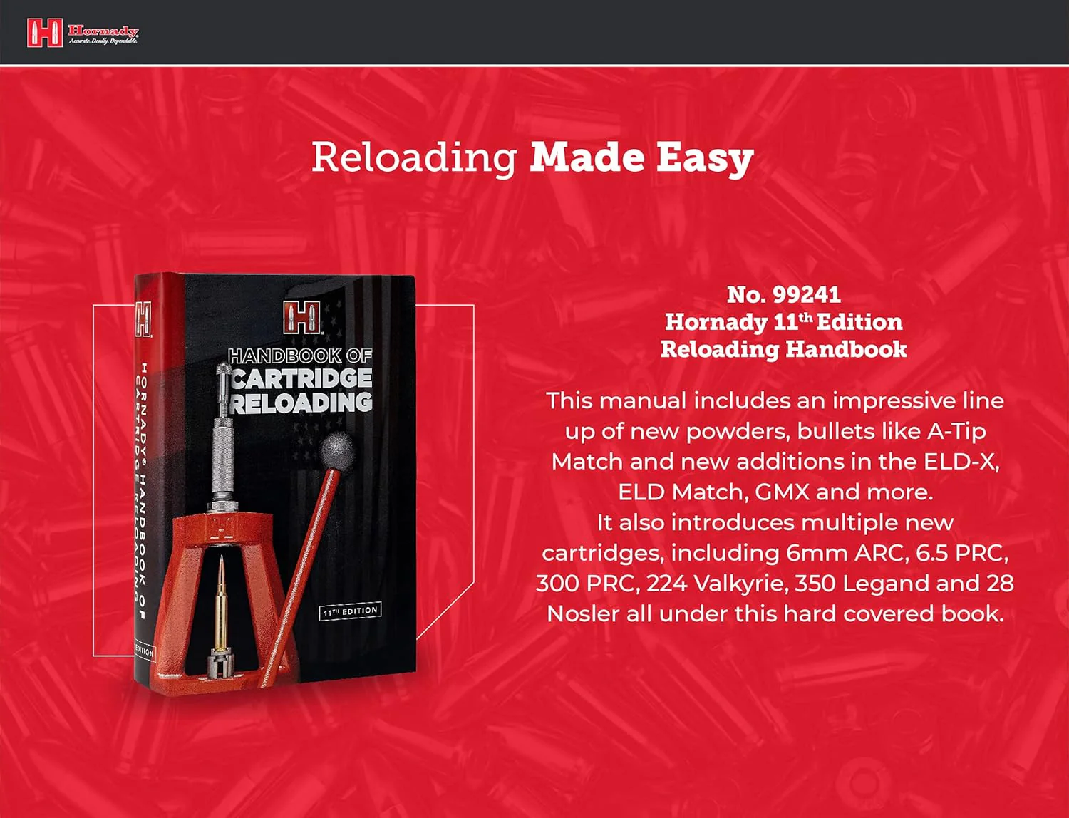 Hornady Reloading Handbook 11th Edition - Image 3