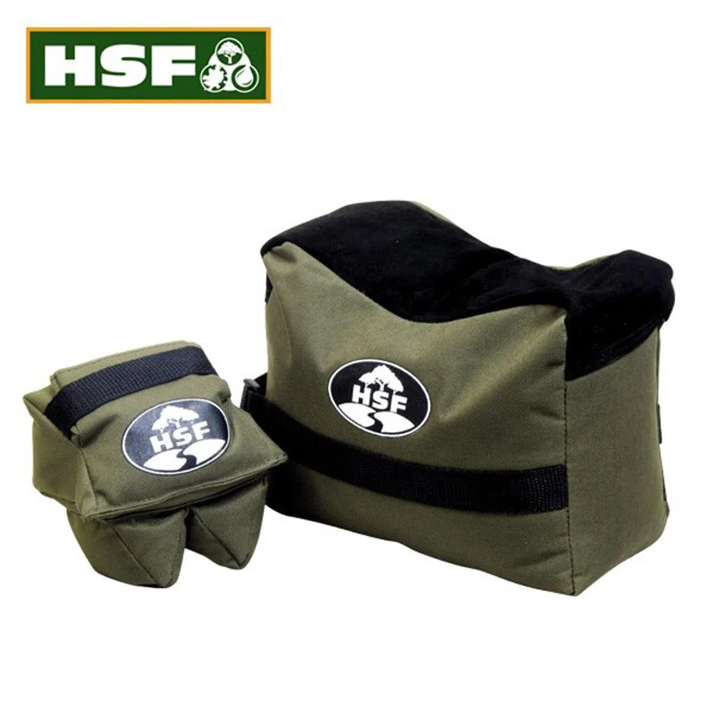 HSF Shooting Bag Unfilled Green Front & Rear - Image 2
