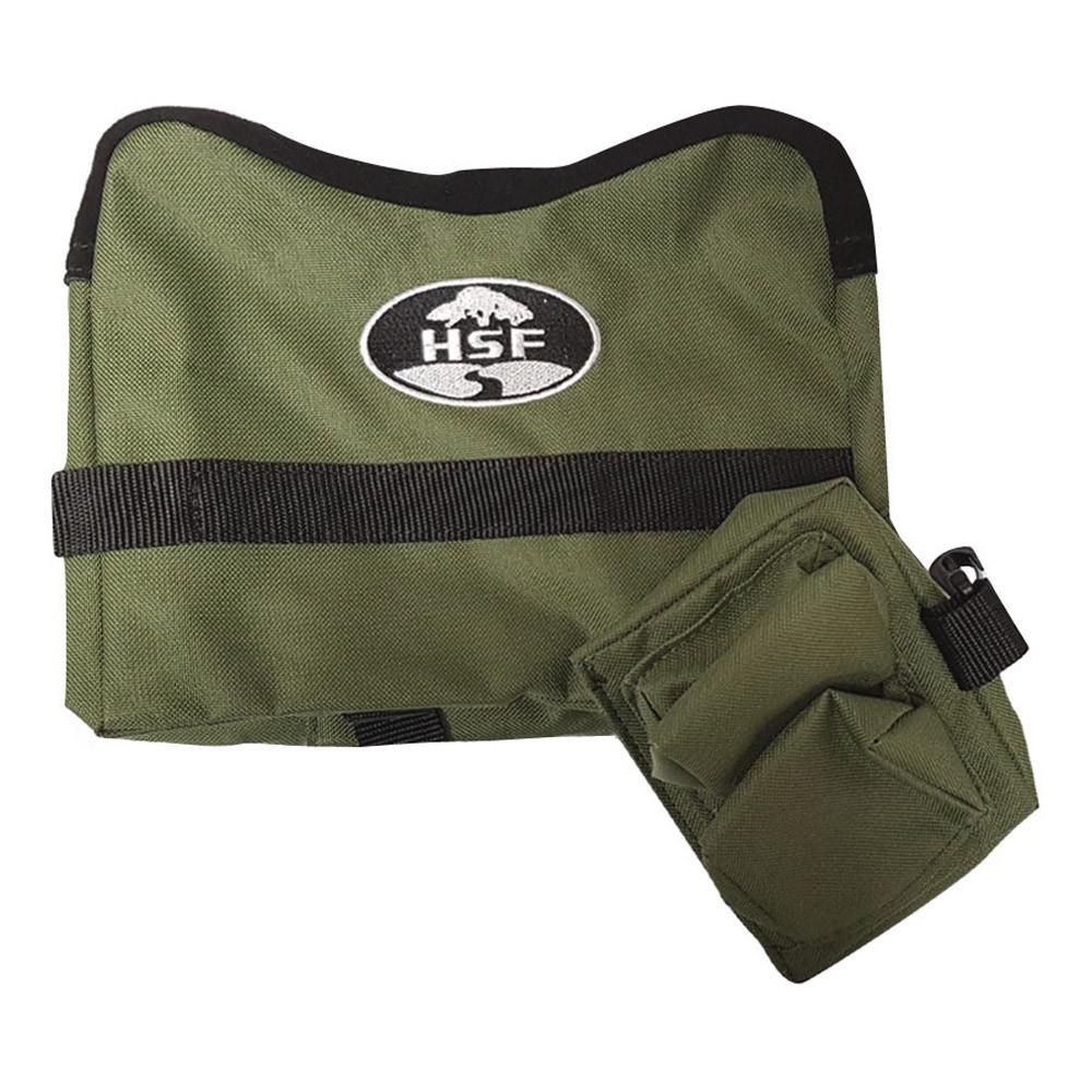 HSF Shooting Bag Unfilled Green Front & Rear - Image 4