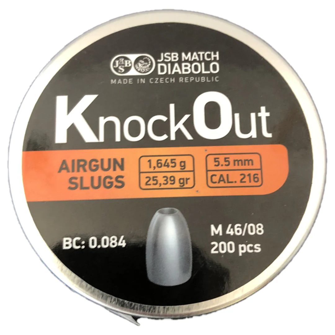 JSB KNOCKOUT AIRGUN SLUGS - Image 2
