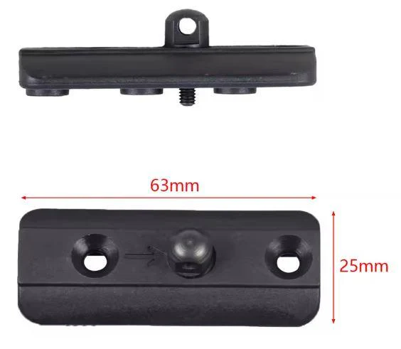 KeyMod Swivel Stud Bipod Mount - Image 3
