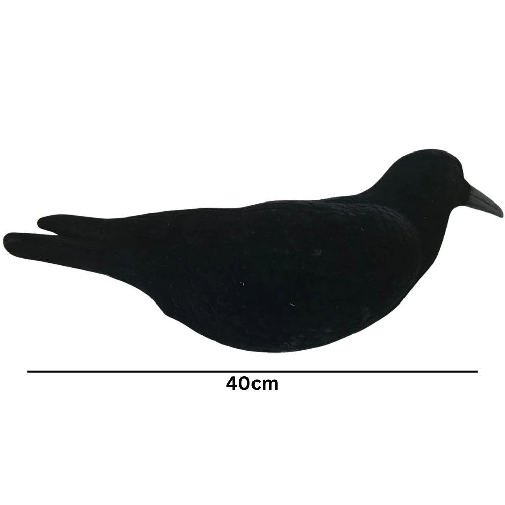 Lifesize Flocked Crow Full Body Decoys - Image 2