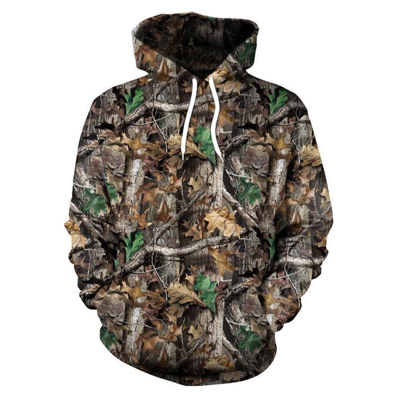 Maple Leaves Camouflage Hoodie 3XL - Image 4