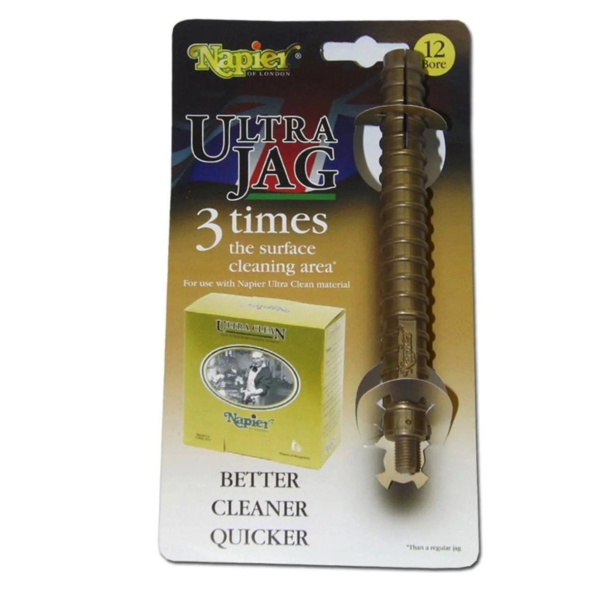 NAPIER ULTRA JAG 12G SHOTGUN BARREL CLEANER VO90 ULTRA CLEAN