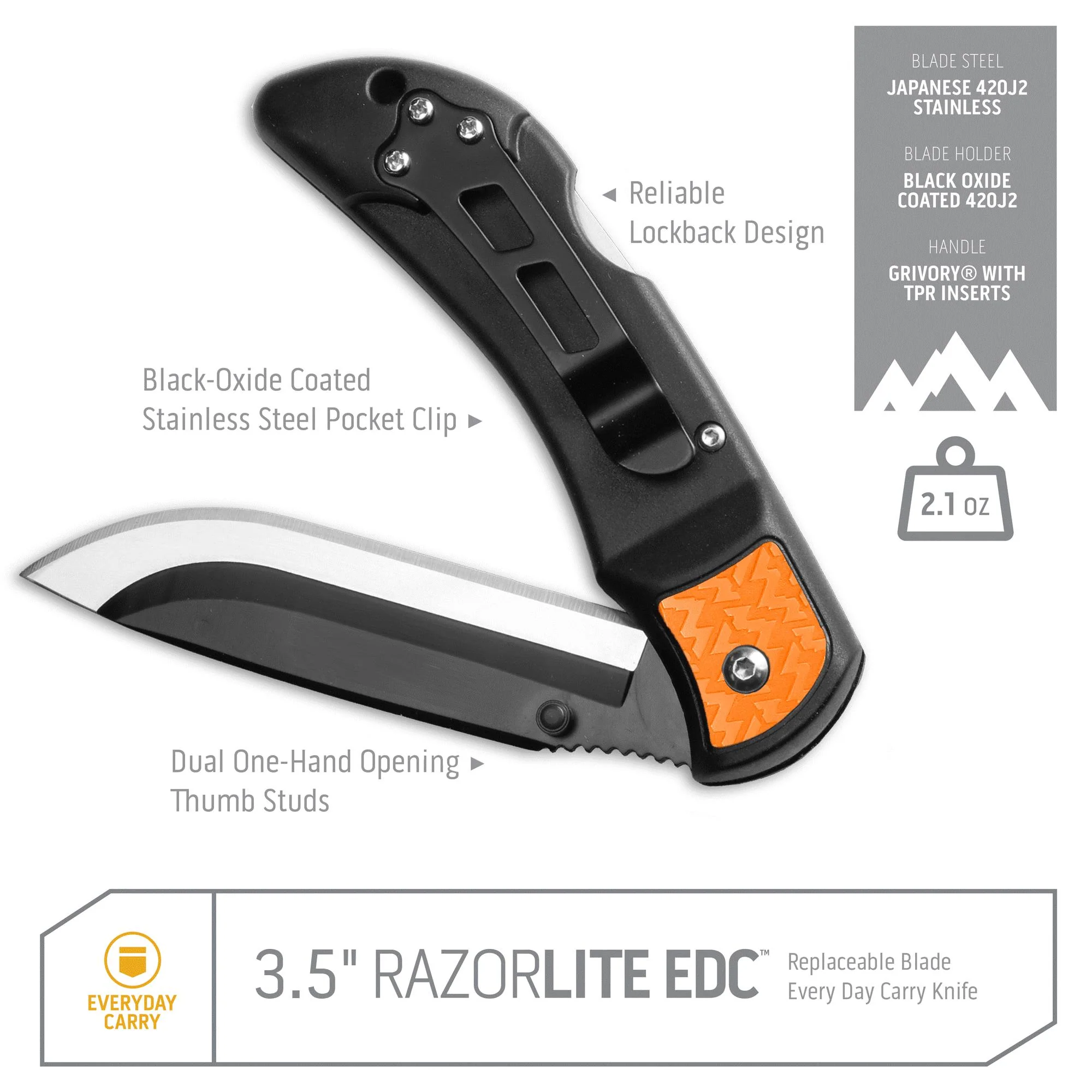 Outdoor Edge Razor Lite Knife - Image 2