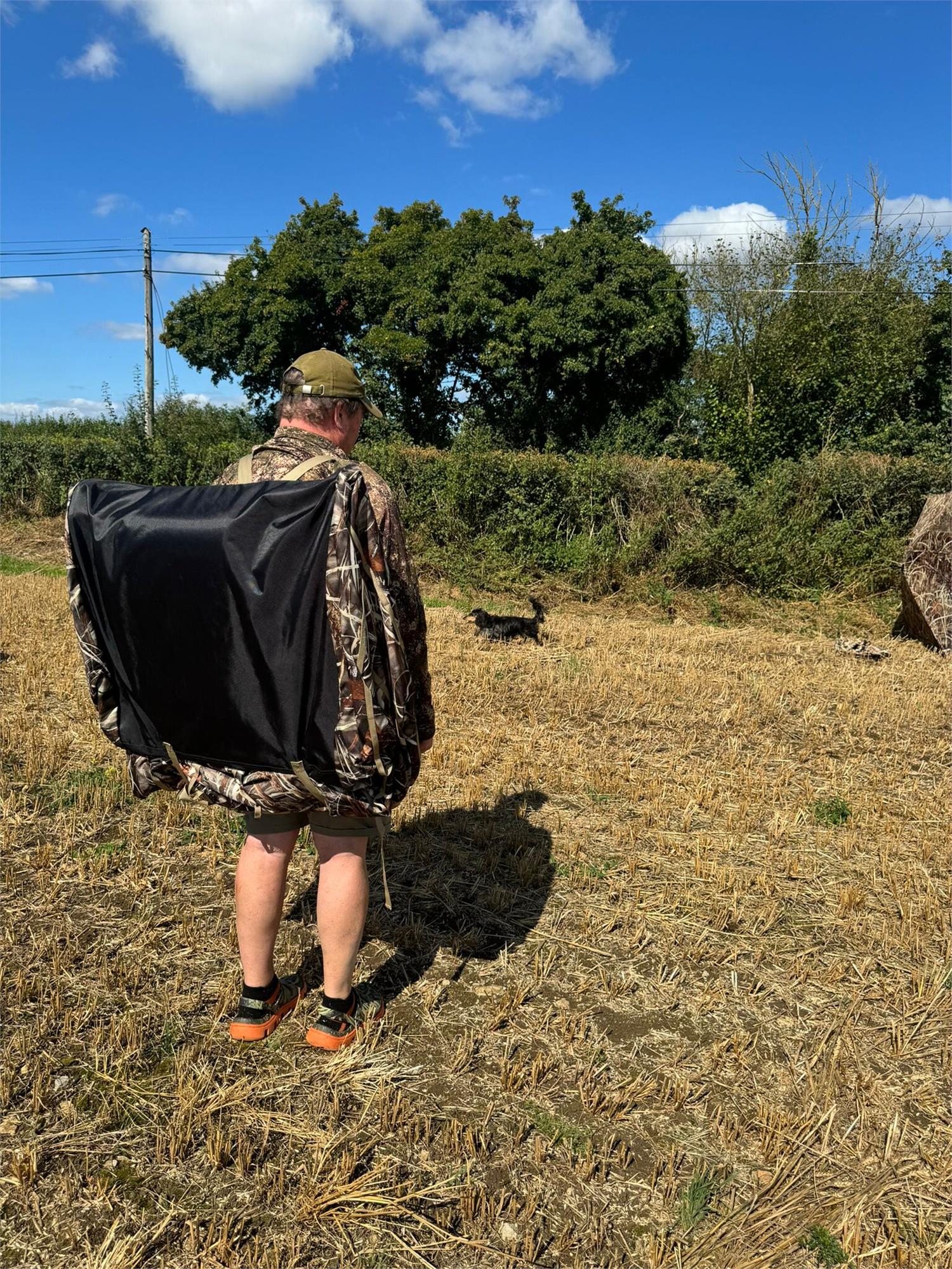 Pop Up Wildfowl Stubble Camo Lay Down Ground Blind - Image 4