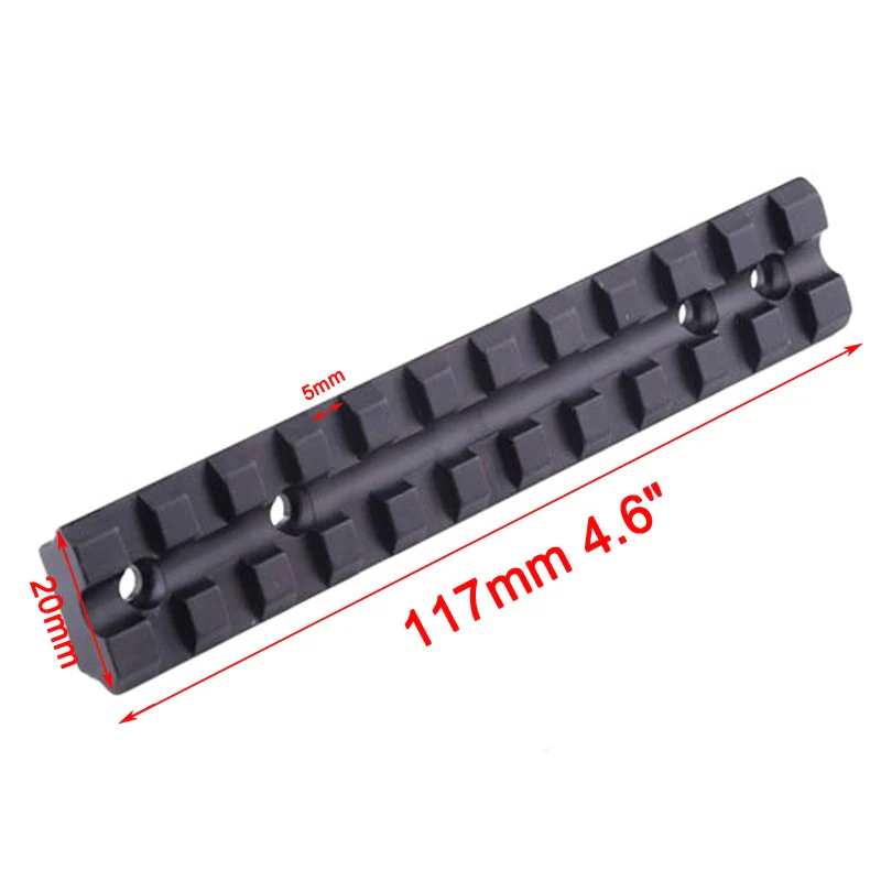 Ruger 10/22 Low Profile See Through Weaver Picatinny Rail Mount - Image 3