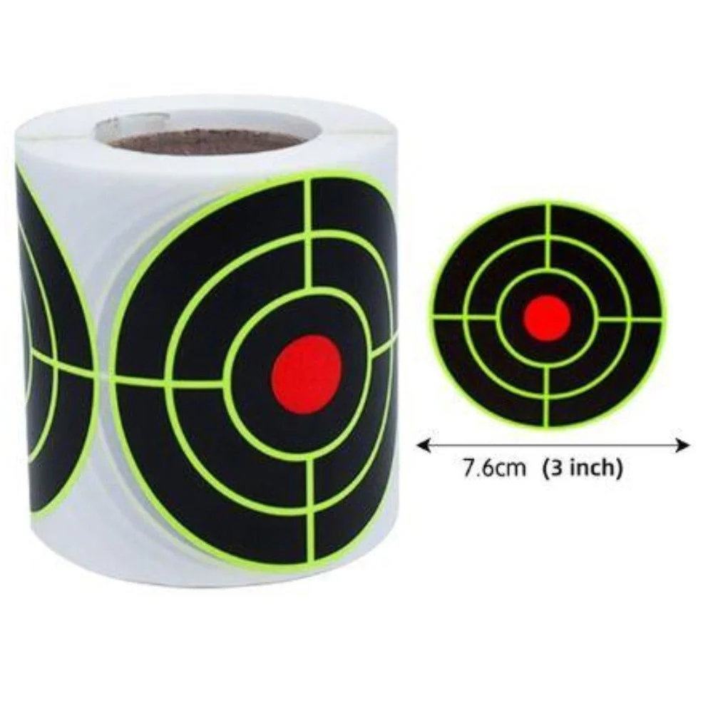 SHOOTING TARGET STICKERS ROLL 200 SELF ADHESIVE TARGETS - Image 4