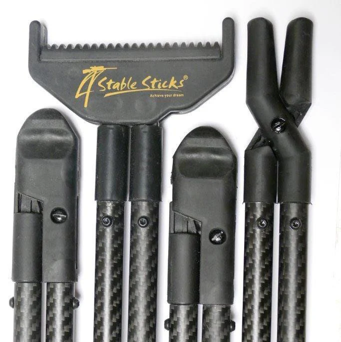 ULTIMATE CARBON FIBRE 4 STABLE SHOOTING STICKS - Image 4