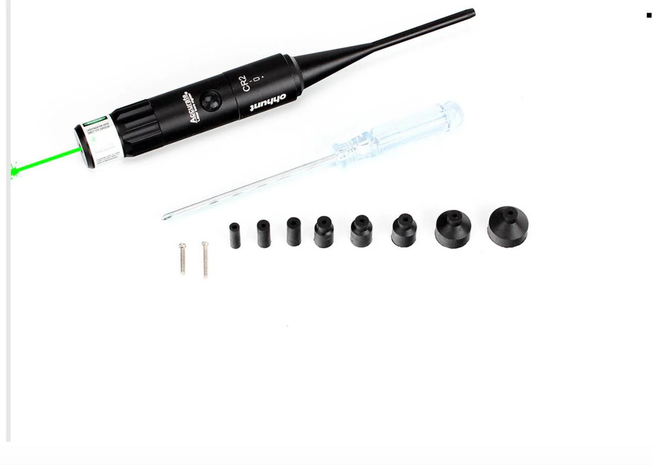 Universal Laser Bore Sighter – Red or Green for .17-.50 Cal & 12G/20G Shotguns - Image 8