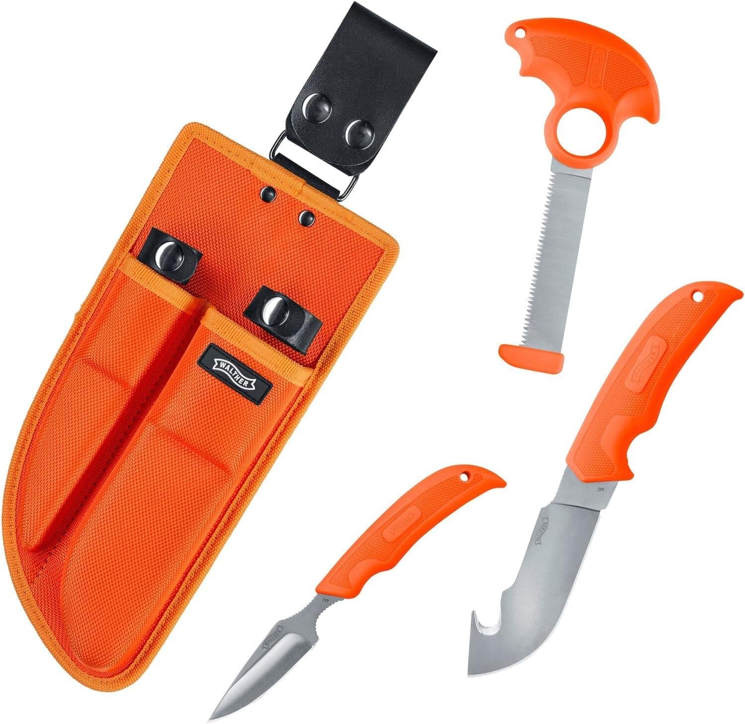 WALTHER HUNTERS GAME PROCESSING KNIFE SET OF 3 KNIVES - Image 6