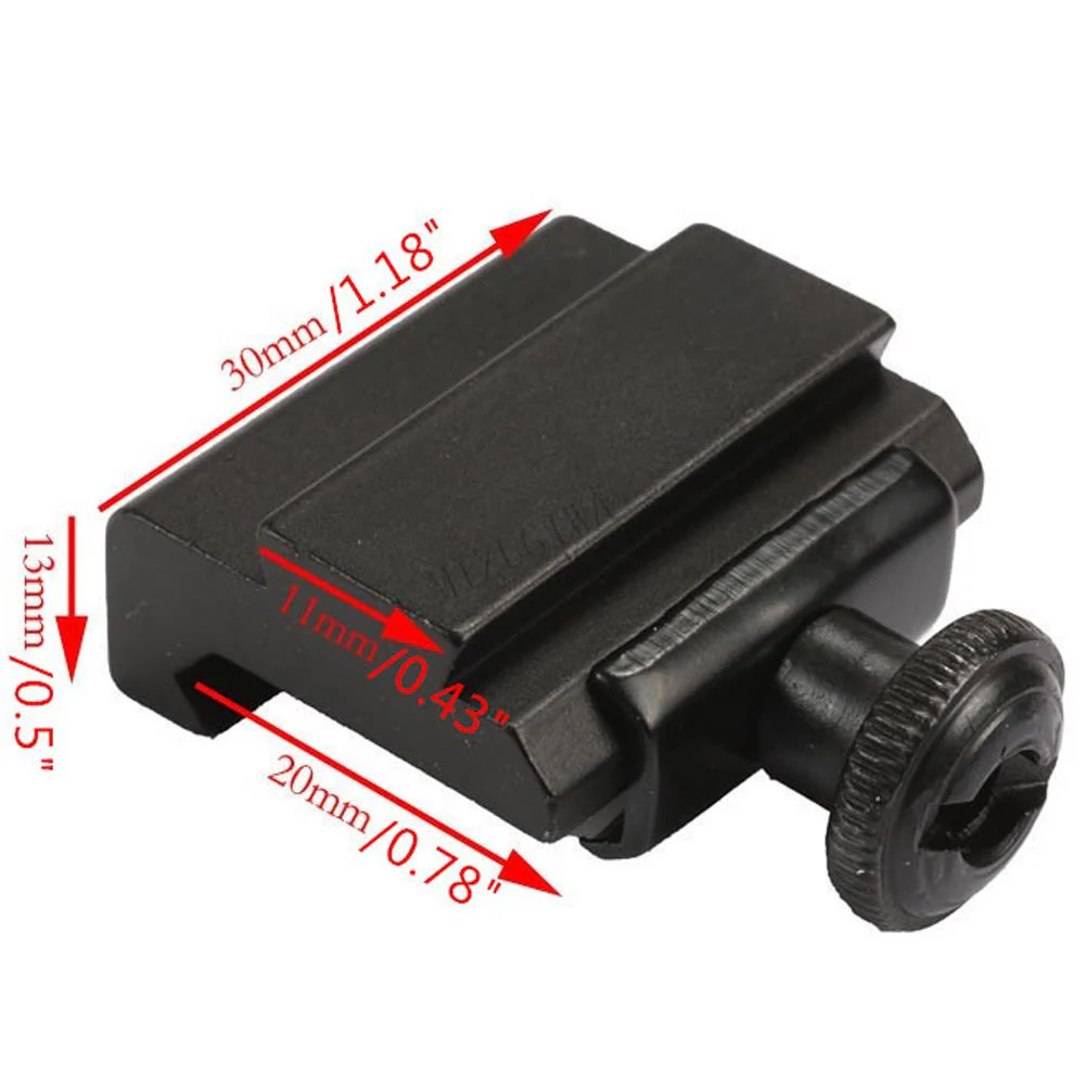 WEAVER PICATINNY TO DOVETAIL RAIL ADAPTERS PAIR BASE MOUNT - Image 6