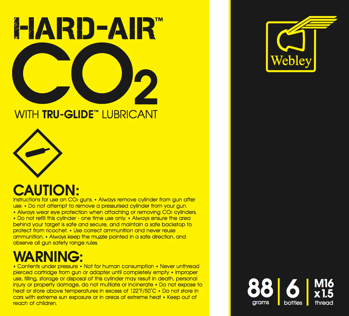 WEBLEY HARD AIR CO2 88G - Image 2