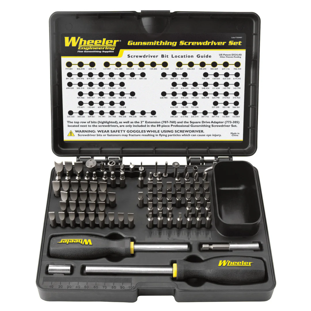 WHEELER PROFESSIONAL GUNSMITHING SCREWDRIVER SETS:  36, 43, 65, 72 or 89 pcs - Image 6