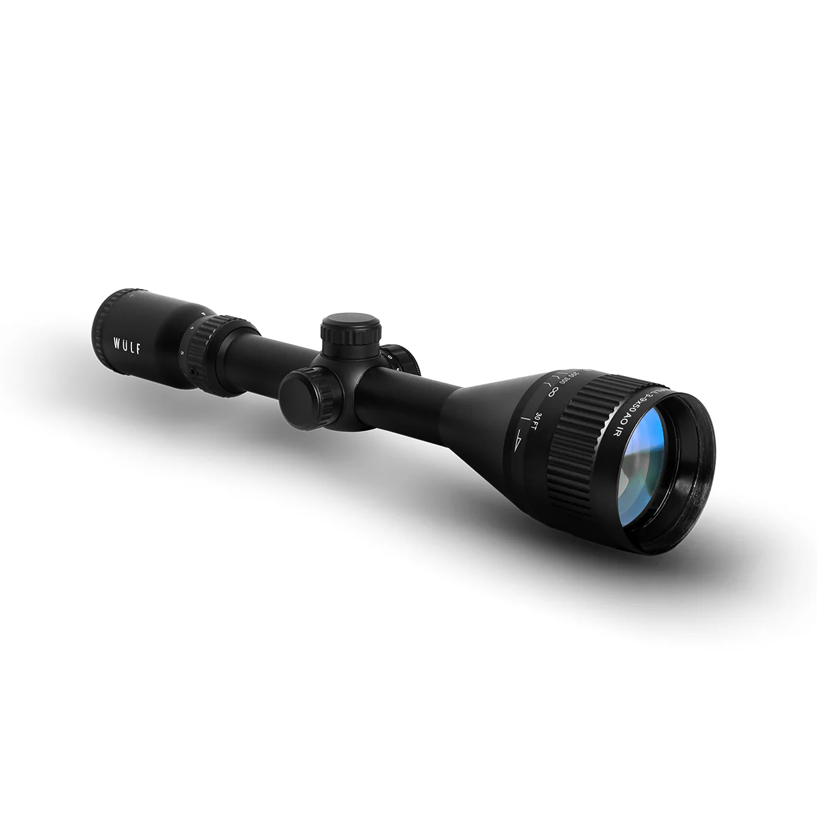 WULF Fireball Rifle Scope 3-9x50 AO SFP w/ 9-11mm Rings - Image 5