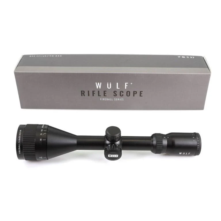 WULF Fireball Rifle Scope 3-9x50 AO SFP w/ 9-11mm Rings - Image 8